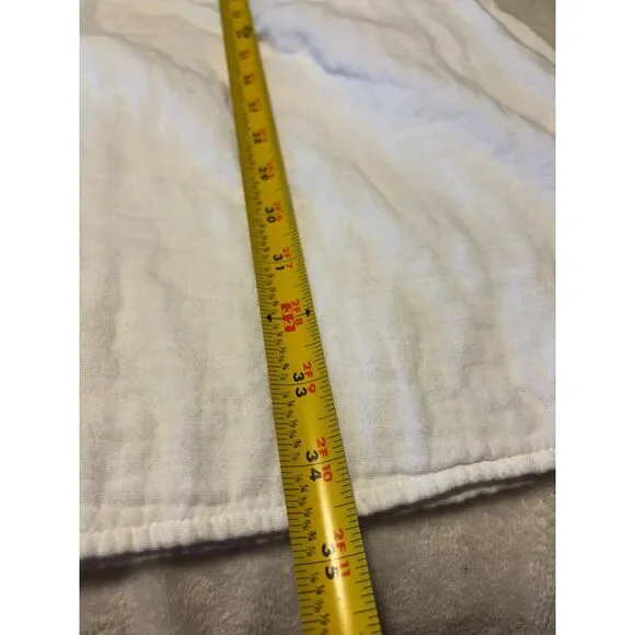 Old Navy White Cotton Dress Cottagecore Peasant Boho Mini Flowy M - Picture 8 of 8